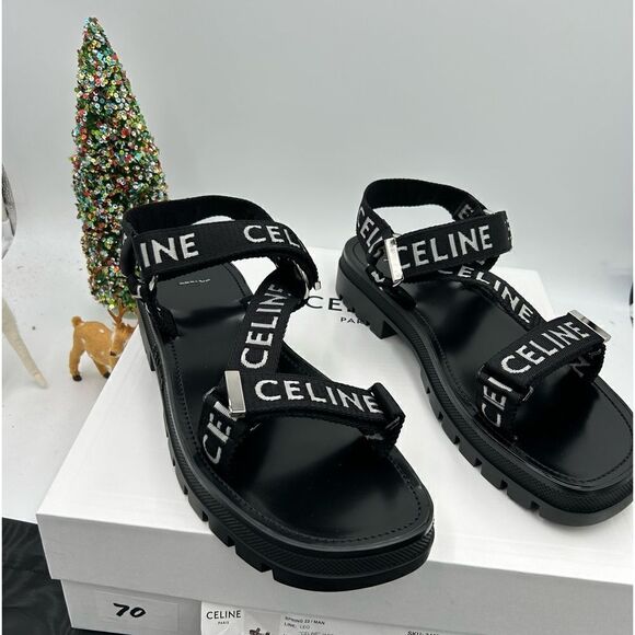 Men’s Celine, Leo strappy  sandals size 46 made in Italy - Picture 1 of 10
